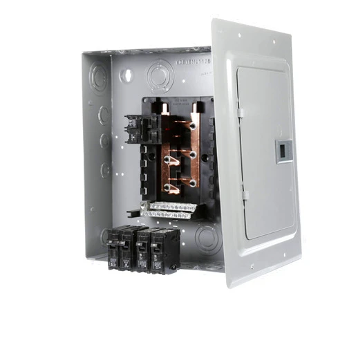 Siemens E1020MB1100FCGP 100-Amp Indoor Narrow Width Renovation Main Breaker Load Center, 10-Space 20-Circuit, Gray