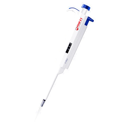 FOUR E'S SCIENTIFIC 2uL-20uL High-Accurate Single-Channel Manual Adjustable Variable Volume Pipettes
