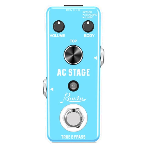 Rowin Acoustic AC Stage Acoustic Guitar Simulator Pedal