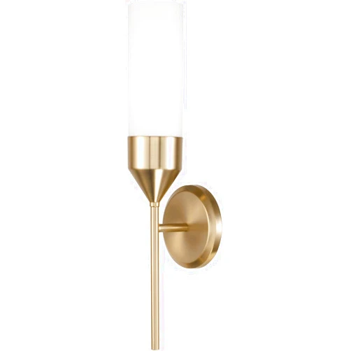 Capital Lighting Fixture Company Capital Lighting 652411MA Devon Modern Contemporary Minimalistic Soft White Glass Cylinder Wall Sconce Light, 1-Light 100 Watt, 20