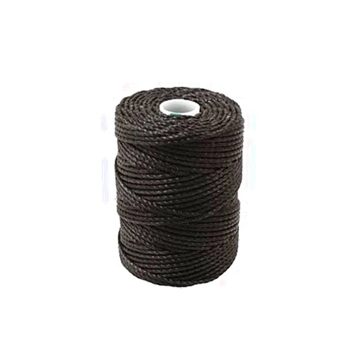 C-LON Tex 400 Heavy Weight Bead Cord, Black - 1mm, 39 Yard Spool