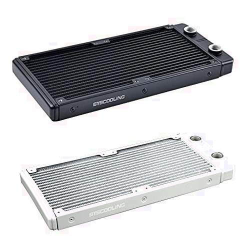 ANWCOOLER Syscooling 240mm Radiator AS240-T 22mm Thickness Aluminum Radiator Water Cooling Radiator