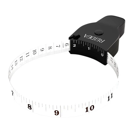 REIDEA Body Tape Measure 60in with Clip-n-Lock & Eject (Pop Up Release) Button & Rebound Buckle, Ergonomic and Portable Design, 60inch/150cm, REIDEA M2, Black