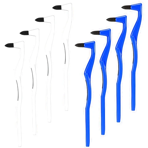 Geiserailie 8 Pieces Tooth Stain Eraser Tooth Stain Removers Tartar Eraser Polisher Dental Plaque Tool Teeth Cleaning Kit for Teeth Whitening Polishing
