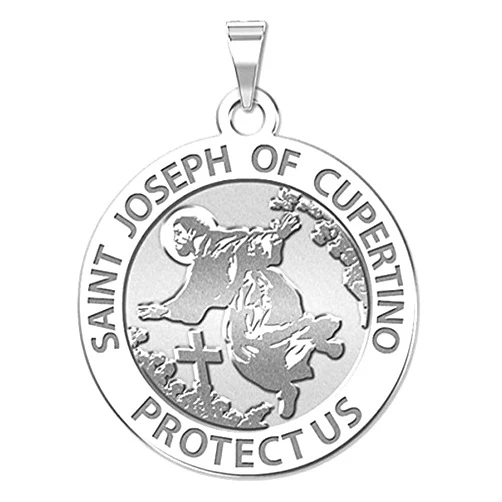 PicturesOnGold.com Saint Joseph of Cupertino Religious Medal - in Sterling Silver and 10K or 14K Gold