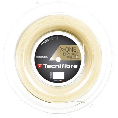 Tecnifibre X-one Biphase 17g Tennis String Natural - Reel