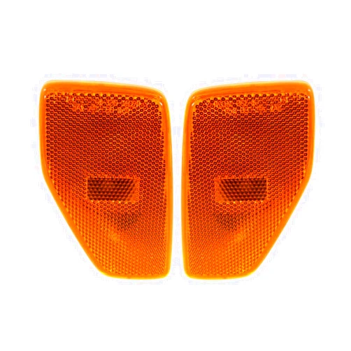 AutoLightsBulbs.com APA Replacement Front Side Marker Light for 2006-2010 H3 2009-2010 H3T with Bulb Driver Passenger PAIR Set 15873639 15873638 HU2551100 HU2550100 15249366 15249365