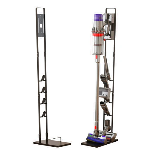 MOOPHY Vacuum Stand Holder Compatible for Dyson V15 V12 V11 V10 V8 V7, Stable Metal Storage Docking Station for Dyson Handheld Cordless Vacuum Cleaners & Accessories & Attachment