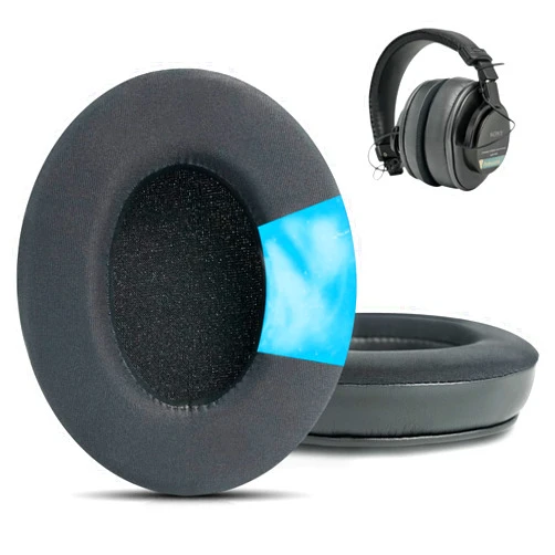 G GVOEARS GVOEARS Replacement Ear Pads for Sony MDR 7506, Cooling Gel Earpad Cushions with Noise Isolation Memory Foam Premium Leather for Sony MDR V6 / MDR V7 / MDR-CD900ST Headphones (Black)