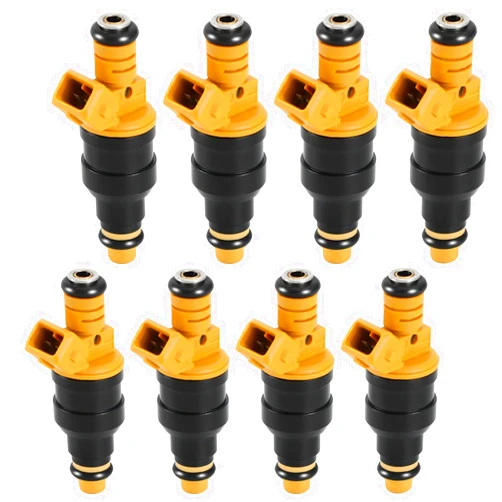 BOMLING Fuel Injectors Set Compatible with Ford 4.6 5.0 5.4 5.8 E150 E250 E350 F150 F250 F350 Mustang Thunderbird Lincoln Town Car 1986-2005 Engines - Replaces 0280150943, Pack of 8