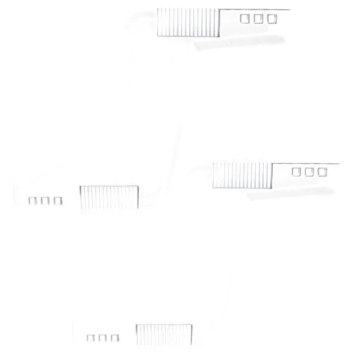 Kootinn 2-Piece Beard Shaping and Styling Template Comb Set, Transparent Hair Lineup Tool, Perfect for Line Up and Edging, Compatible with All Razors and Trimmers
