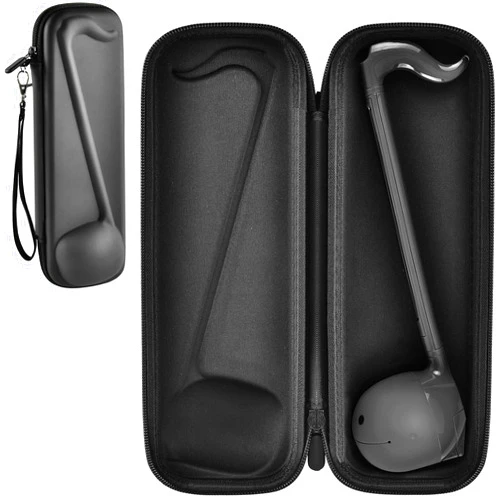 Casmilee Case Compatible with Otamatone [English Edition] Japanese Electronic Musical Instrument Portable Synthesizer, Instrumental Music Toy Storage Holder for Otamatone Regular Size (Box Only) (Black)