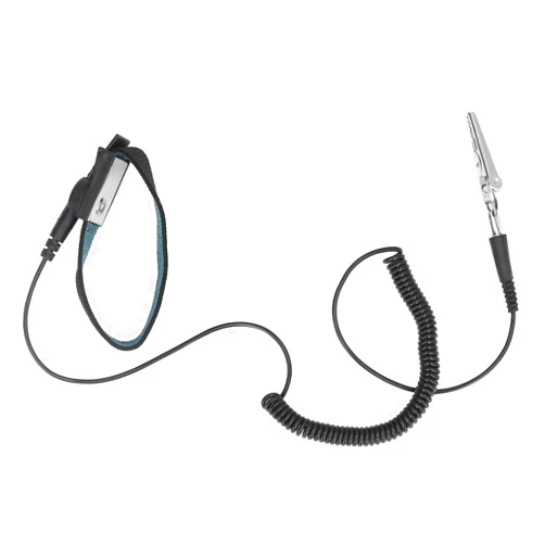 Marhynchus Adjustable Anti Static Wrist Strap Reusable ESD Bracelet Wristband for Electronics Working Phone Repairing (Black)