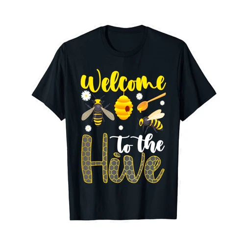 Bee Lover Gift Co. Welcome to the Hive Bee Teacher Back To School T-Shirt