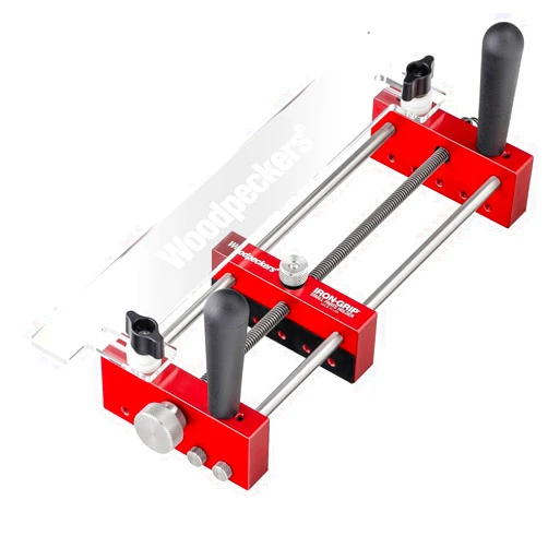 Woodpeckers Iron-Grip Small Parts Holder, Router Table Accessory, Safer and More Accurate Routing On Tenons, Half Laps, Rabbets, Dado, Grooves