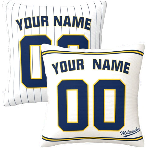 Generic Ml1waukee Customized Pillow 2 Packs Throw Pillow Customized Any Name Any Number for Men Women Boys Gifts