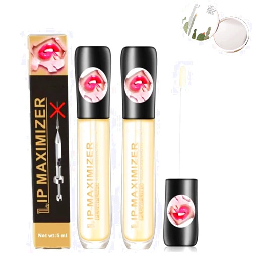 DIAXXH Cozzo Lip Plumper, Cozzo Vitamin E Lip Plumping Serum, Cozzo Lip Maximizer Hyaluronic Lip Plumper, Cozzo Lip Plumping Serum Instant Lip Filler (2pcs)