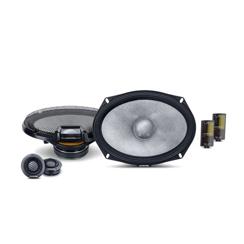 Alpine R2-S69C 6x9 R-Series High-Resolution 2-Way Component Speaker Set, Pair