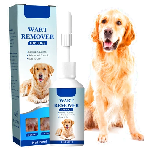 IFuntecky Dog Wart Remover, Fast Acting Dog Skin Tag & Wart Removal Treatment Warts Remover for Dogs, No Harm & Pain-Free