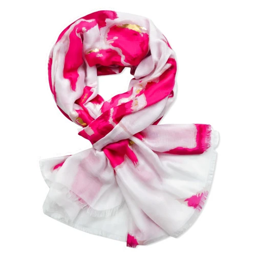 VEXTROFORT Scarf for Women Fashion Scarf Floral PrintTassel Scarves for Women Lightweight Spring Summer