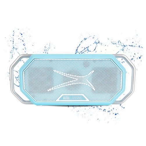 Altec Lansing HydraWAVE Portable Bluetooth Speaker, 12h Playtime, USB-C Quick Charge, True Wireless Pairing, IP67 Waterproof Bluetooth Speaker, Voice Assistant Compatible