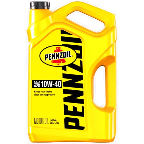 Pennzoil Motor Oil 10W-40 Motor Oil, 5 Quart
