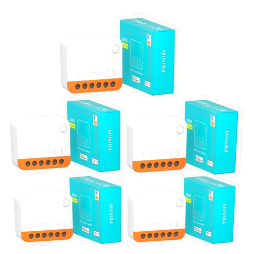 Smilewolf MINI R4 WiFi Smart Switch Wi-Fi 2 way Switch Smart Home Works With eWeLink-Remote R5 S-MATE Wierless Control Via Alexa Google Home (5)