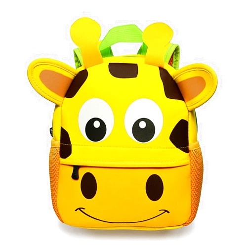 Hipiwe Little Kid Toddler Backpack Baby Boys Girls Kindergarten Pre School Bags Cute Neoprene Cartoon Backpacks for Little Kids,Size 9.45