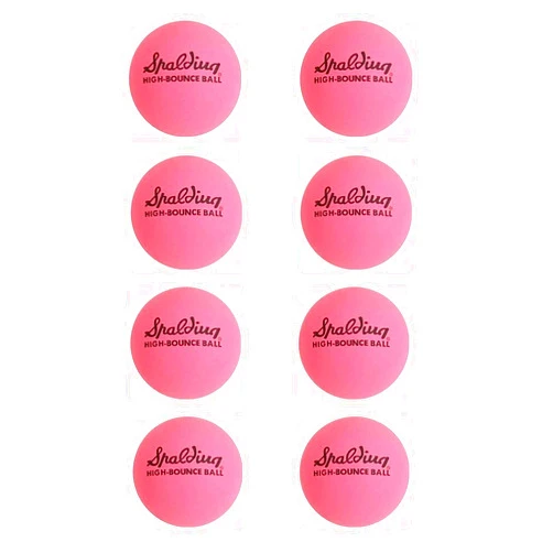 Spalding High-Bounce Pink Ball (Pack of 8)