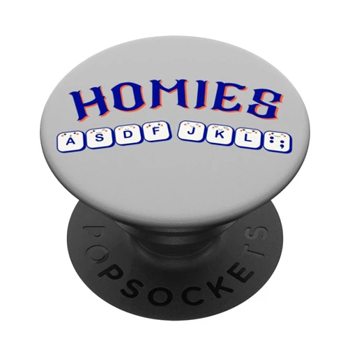Bgstanley Home Row Homies ASDFJKL; Fun Typing Class Teacher Life PopSockets Standard PopGrip