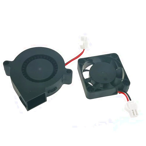 HUAFAST HS-Mini S 3D Printer Accessories Cooling Fan Blower DC 24V 40x40x10mm Square Fan 4010 and 50x50x15mm Turbo Fan 5015 Totally 2 PCS