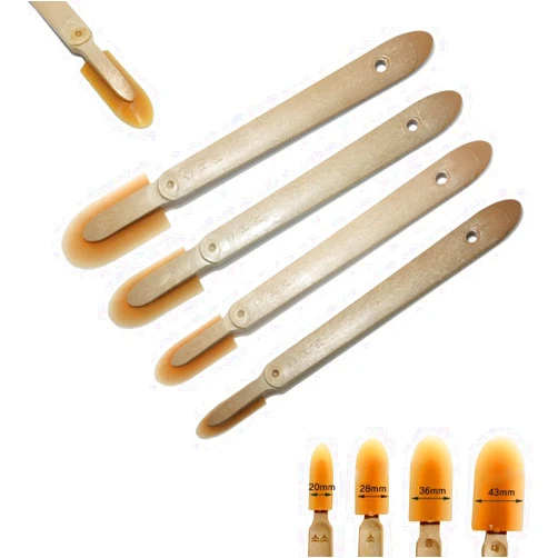 NADOBA Caulk Caulking Silicone Sealant Finishing Tool Spreader Spatulas Applicator Rubber Tools 4 Size Set