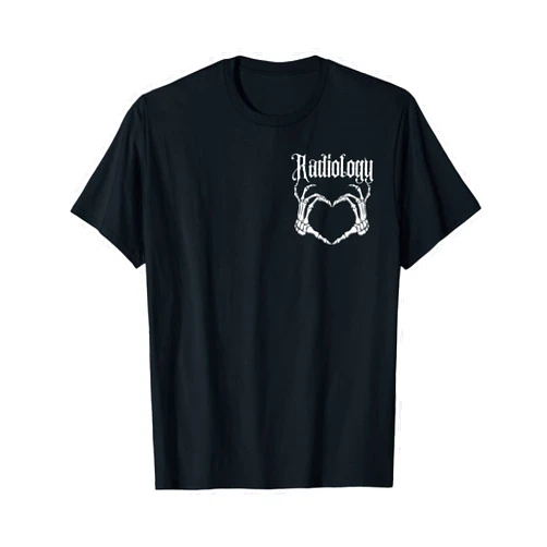 Love Radiology Apparel QW Rad Tech's Have Big Hearts, Radiology X-Ray Funny Tech T-Shirt