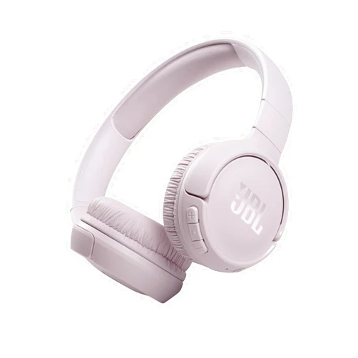 JBL Tune 510BT - Bluetooth headphones with up to 40 hours battery, microphone for call, foldable and comfortable, Android and iOs compatible (Rose)