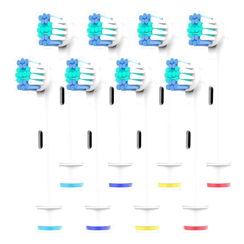 SetSail Toothbrush Heads for Oral B, 8 Pack Professional Electric Toothbrush Replacement Heads Medium Soft Dupont Bristles Replacement Toothbrush Heads Precision Clean Brush Heads Refills