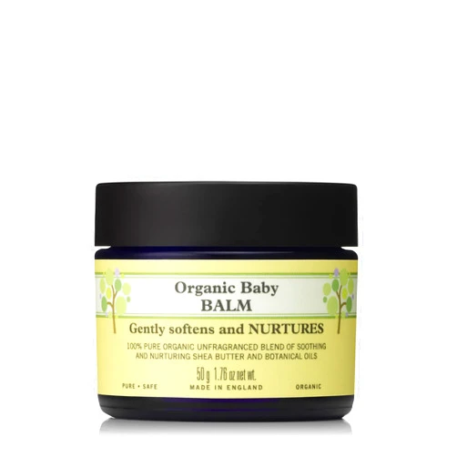 Neal's Yard Remedies Neal's Yard Baby Balm with Shea Butter and Botanical Oils, Soothing & Nourishing Softening Balm, Hypoallergenic, Fragrance-Free, Cruelty-Free, 50g