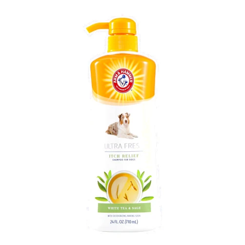 Arm & Hammer for Pets Ultra Fresh Itch Relief Shampoo with Oatmeal & Aloe Value Size with Pump 24oz | Great Smelling Dog Grooming Supplies, Dog Bathing Supplies, Dog Wash, Puppy Shampoo, Pet Shampoo