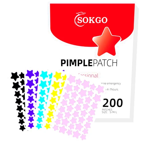 Fovcos Pimple Patches, Pimple Patches for Face, Acne Treatment for Face, Acne Pimple Patch for Covering Zits and Blemishes, Spot Stickers for Face and Skin