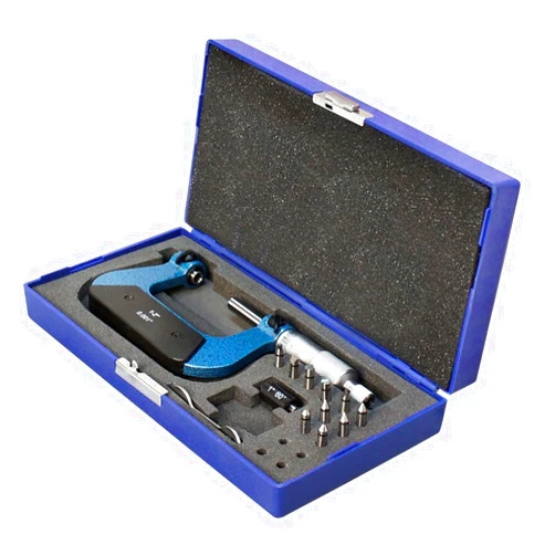 Prolinemax 1-2'' Screw Thread Micrometer Kit 5 Anvils 0.001'' Graduation TPI