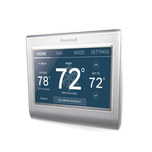 Honeywell Home RTH9585WF1004 Wi-Fi Smart Color Thermostat, 7 Day Programmable, Touch Screen, Energy Star, Alexa Ready, Gray