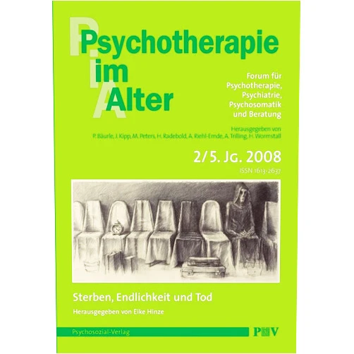 German Edition by Peter Bäurle (Editor), Meinolf Peters (Editor), Hartmut Radebold (Editor) & 0 more Psychotherapie im Alter Nr. 18: Sterben, Endlichkeit und Tod, herausgegeben von Eike Hinze (German Edition)