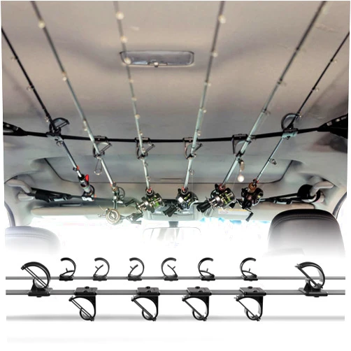 OJYDOIIIY Fishing Rod Holder for Car, Fishing Pole Storage Inside Carrier Racks for Vehicles like SUV,Truck,Van