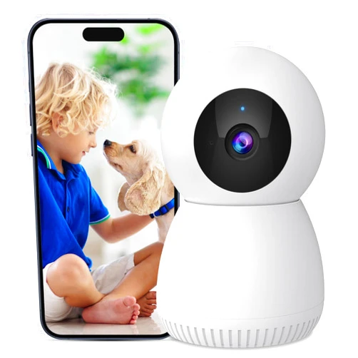 NoahTec Indoor Camera,1080P Pet Camera Baby Monitor, Cameras for Home Security Indoor, Baby/Pet Camera with Phone App with AI Motion Detection, 2-Way Talk, Night Vision, Siren, Compatible with Alexa
