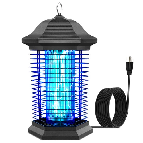 AMUFER Bug Zapper Outdoor Indoor, 18W Power & 4400V Instant Grid Mosquito Repellent, Insect Control Efficiency Increased 100%, 1/2 Acre Coverage, Fly Trap for Patio, Backyard, Home