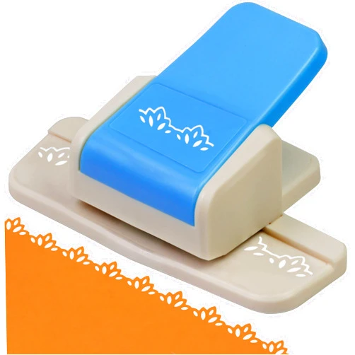 ECOHU Border Punch, Border Edge Craft Punch, Flower Design Embossing Punch, Tools Scroll Punch for Scrapbooking, Wedding Cards, Decoration and DIY Arts. (Patten-1)