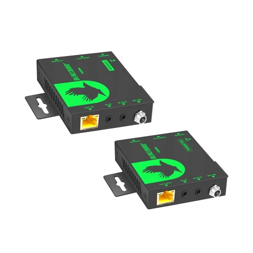 Monoprice Blackbird 4K60 HDMI 70m Extender Via a Single CAT6/6a Ethernet Cable, HDMI 2.0b and HDCP 2.2, Zero‑Latency, Audio Extraction, 18Gbps