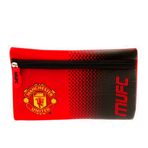 Manchester United FC Pencil Case (One Size) (Red/Black)