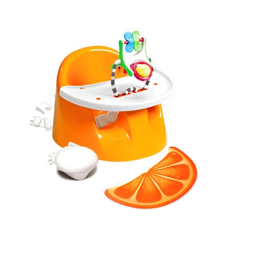 Prince Lionheart bebePOD Flex Plus Baby Seat, Orange