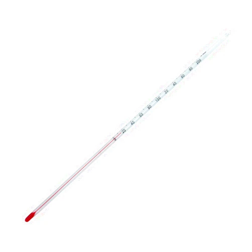 QIXINSTAR Transparent High Precision Glass Thermometer 200 Celsius Degree Length 300mm Laboratory Chemistry Glassware