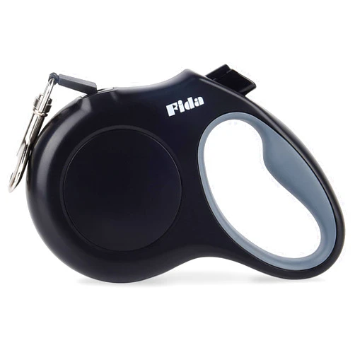 Fida Retractable Dog Leash X-Small Breed, 10 ft Durable Pet Walking Leash for Extra Small Dogs/Cats/Small Animals up to 18 lbs, 360° Tangle Free, Black